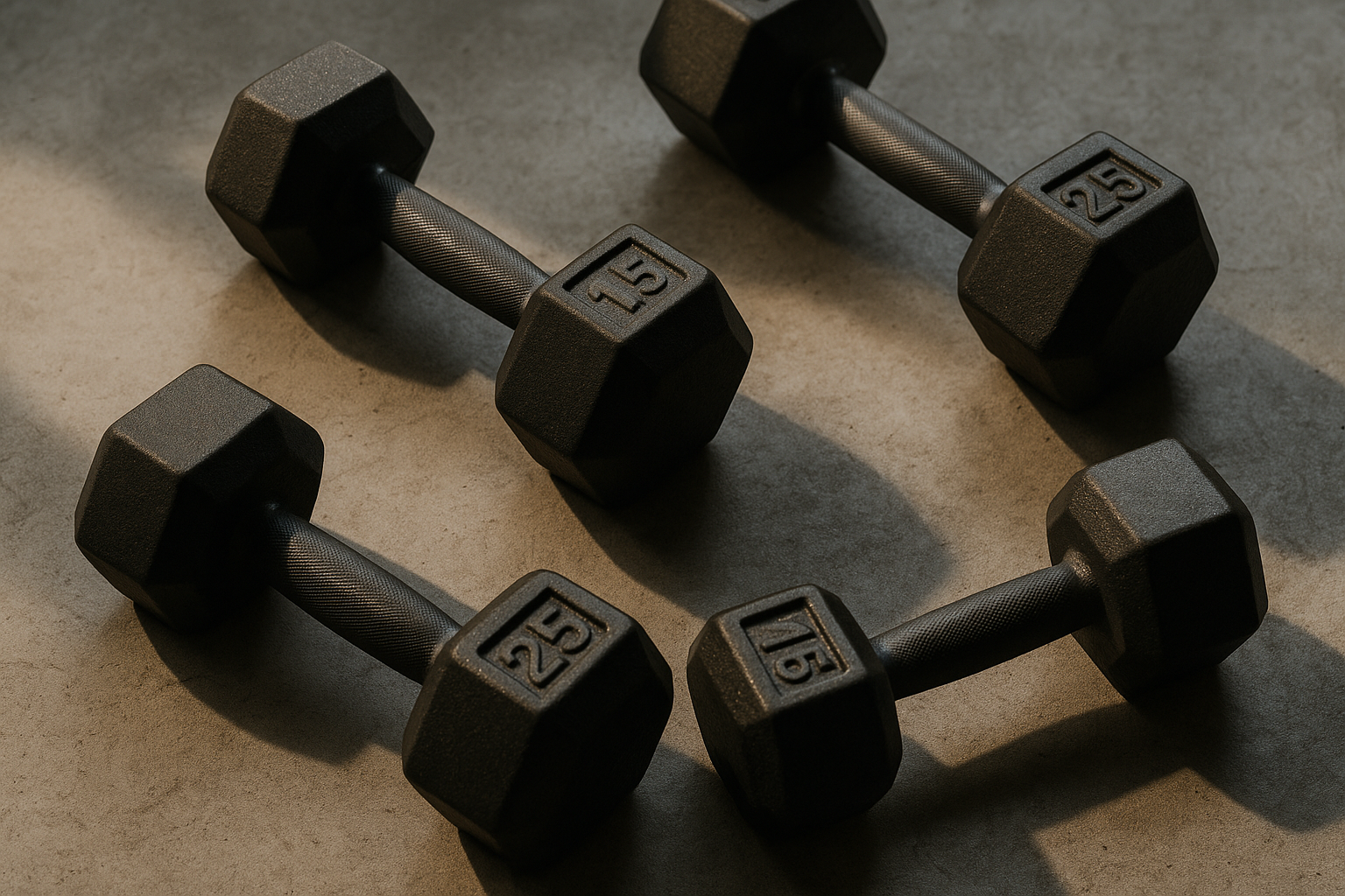 Lifelong PVC Hex Dumbbells