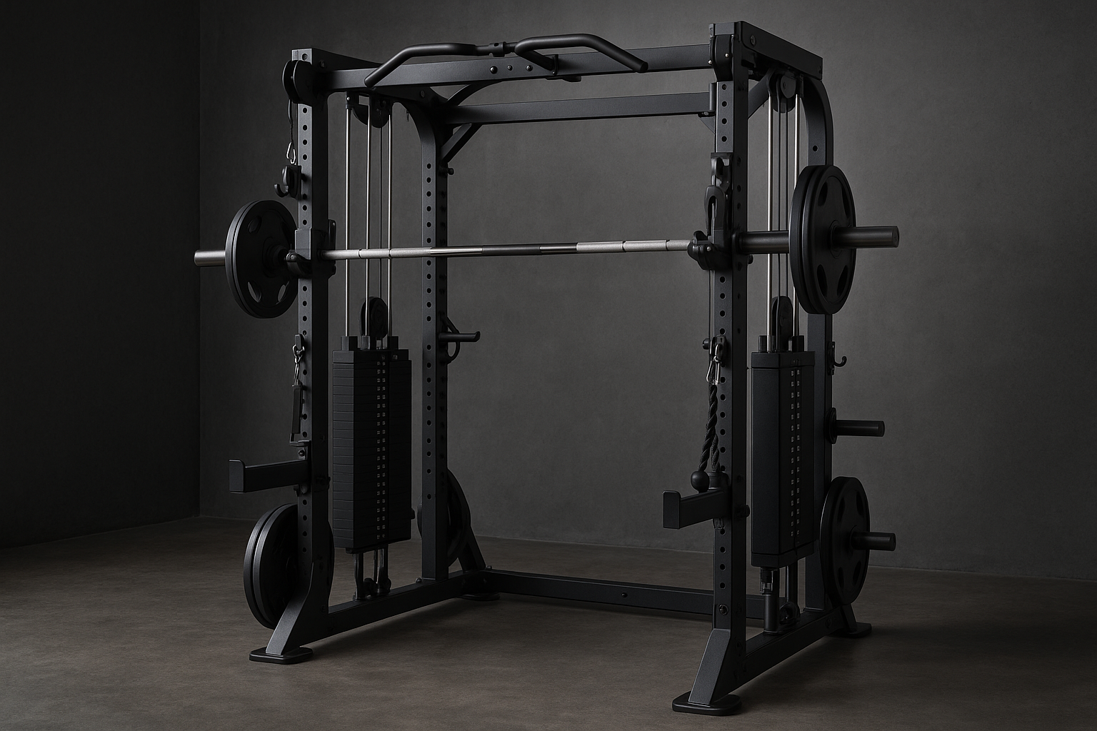 Functional Trainer Smith Machine (Counter Balanced) Combo Trainer - Image 2